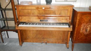 A Mornington and Weston London upright piano with marking for G Hannam Lincoln Gainsborough