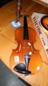 A violin (no case, no bow,