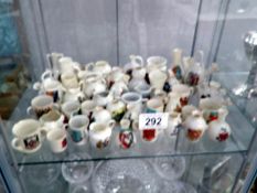 A mixed lot of crested china
