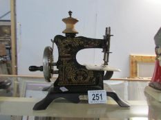 An old German model sewing machine