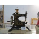 An old German model sewing machine