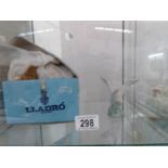 A boxed Lladro goose
