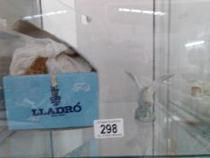 A boxed Lladro goose