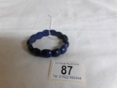 A Lapis Lazuli stone bracelet