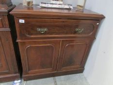 A mahogany cabinet