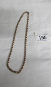 A 9ct gold neck chain,
