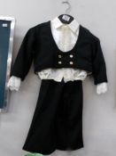 A Victorian page boy suit