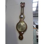 A mahogany barometer