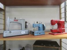 3 children's sewing machines being grey Essex,