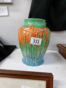 A Wade Heath drip vase