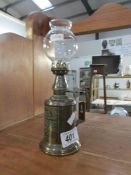 A Ship's wall mounting oil lamp