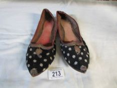 A pair of old Chinese slippers