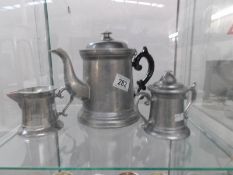 3 pieces of USA pewter