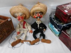 2 old Spanish puppets