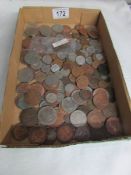 A tray of old coins