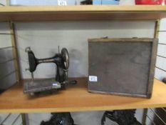 A Little Worker sewing machine in original box