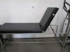 A Doctor's examination couch