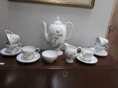 A 15 piece Myotts coffee set