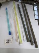 A quantity of glass thermometers