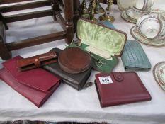A quantity of vintage manicure sets