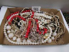 A mixed lot of costume jewellery