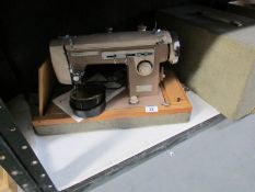 A sewing machine