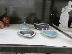 4 pieces of Wedgwood Jasper ware