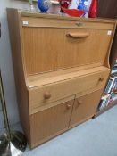 A teak bureau