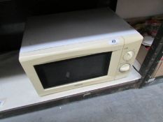 A Sanyo microwave oven