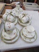 A Royal Adderley late Victorian tea set, 36 pieces