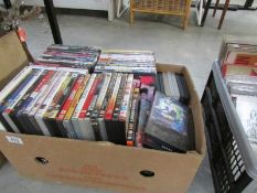 A large box of DVD's