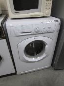 A Hotpoint automatic washing machine