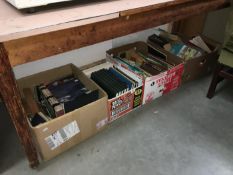 4 boxes of books