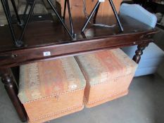 A rustic style hall table