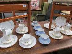 A mixed lot of tea ware