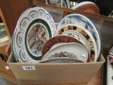 A mixed lot of plates including collector's