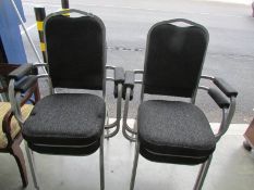 4 stacking chairs