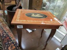 An inlaid jewellery table