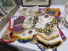 In excess of 80 Lions Club International pennants, UK and Worldwide,