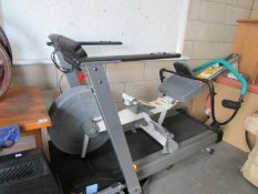 A treadmill and a rowing machine etc.