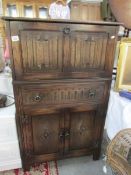 An oak cupboard