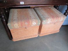 2 storage stools