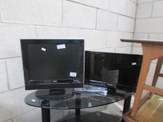 2 Small televisions (one missing remote)