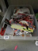 A collection of Manchester United programmes,