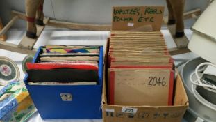 2 boxes of 45rpm records including waltzes,