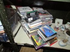 A large quantity of CD's