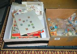 2 boxes of stamps etc.