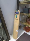 A Nottinghamshire V Lancashire signed cricket bat, Gunn & Moore, early 1980's,