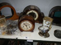 A quantity of old clocks etc.