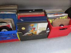 3 boxes of records